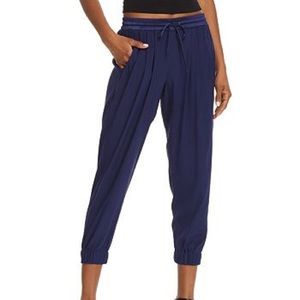 Ramy Brook Black Silk Joggers